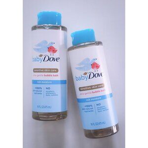 Baby Dove Sensitive Skin Ultra Gentle Bubble Bath 16 oz Set